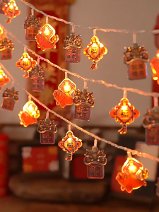 3M New Year LED hanging lights Red Lantern Shape Lamp balcony home decor  Spring Festival Ornament Gift 新年装饰