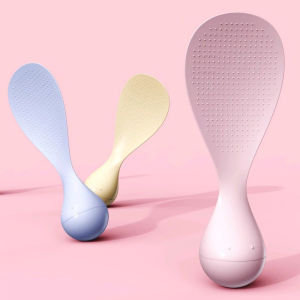 1PC Tumbler Rice Spoon Stand Up Non-stick High Temperature Resistant Rice Spoon Kitchen Tableware Cooking Spoons Easy to Clean