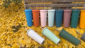 🇸🇬 Ready Stock 830ml stainless steel straw cup with Wide Straw for Pearl BOBA Milk Tea - Portable Straw Cup Drinkware Cup