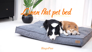 M-XXL Dog Bed Orthopedic Pet Bed Removable Cover Pet Crate Bed Waterproof Lining