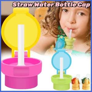 Kids Portable Straw with Case: A Universal BPA-free Silicone Food Grade Toddler Self Drink Utensil