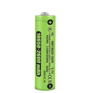 100% Brand New Original High-quality 18650 2600mAh/1200mAh 3.7V Lithium-ion Rechargeable Battery with Gift 9LED Mini Flashlight