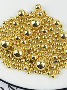 High-Light Gold-Pearl Hole-Free 4-12mm Handmade DIY Water-Drop Filling Photography Props Jewelry Accessories  out the Oven
