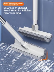 Bathroom and Floor Long Handle Gap Cleaning Brush