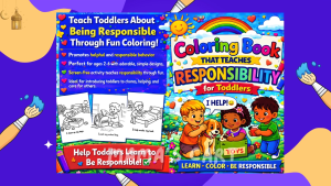 Coloring Book that Teaches Responsibility for Kids Values Manners and Good Habits Learning Book