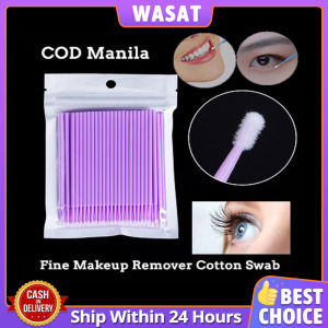 100 Pcs/Pack Disposable Micro Brush Eyelashes Micro Personal Applicator Brush Eyebrow Eyelash Cotton Swabs For Eyelash Extension Bendable Dental Micro Applicator