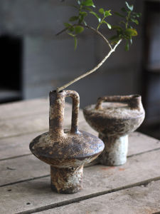Wabi-sabi Ceramic Decorative Vase
