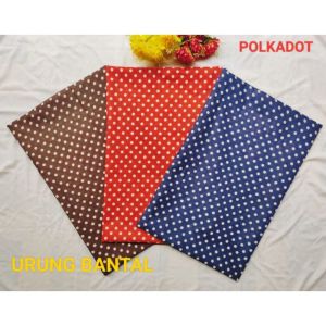 Urung Bantal Motif Polkadot Totol Totol Untuk diisi Kapuk Silikon dan Sejenisnya