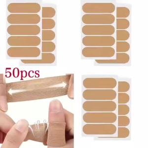 50pcs Skin tone elastic finger protection tape bowling thumb anti abrasion tape sports finger fixation support anti friction