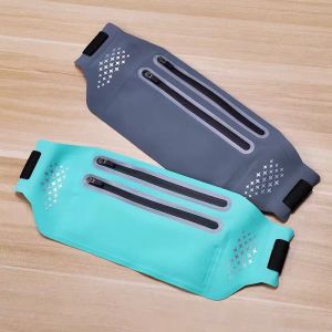 New Running Bag Sports Belt Waist Packs Women Phone Adjustable Length Elastic Belt Phone Storage Bag Outdoor Sports Belt Pouch Wallet Case