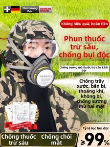 Mặt Nạ Chống Độc Toàn Diện Với Khung Nhìn Trong Suốt Và Chống Mờ Sương
