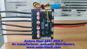 Autoro Dual V6 ESC BLDC FOC Dual Motor Speed Controller 12S 100A Sparkless VESC 6 for DIY Electric Skateboard Scooter Ebike