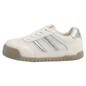 HuanQiu | Breathable All-matching Silver Mesh Flat Shoes