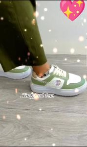 EL STORE - TERBARU !!! HILLARY Sneakers Fashion Wanita Sepatu Cewek Casual Style Untuk OOTD Kekinian