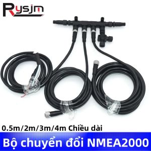 NMEA 2000 Bộ Chuyển Đổi Thiết Bị Đầu Cuối Nam & Nữ Adapter HD Cáp Ổ Cắm 0.5M-4M Chiều Dài DC9-32V Cho Thuyền Kênh Đôi NMEA2000