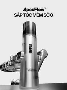 ApexFlow #0 Kem Tóc Mềm Sáp Vuốt Tóc Nam Nhanh Khô Thích Hợp Cho Kiểu Tóc Ngắn Dưới 10cmTạo Phồng Nhanh Khô Kiểu Dáng Tự Nhiên