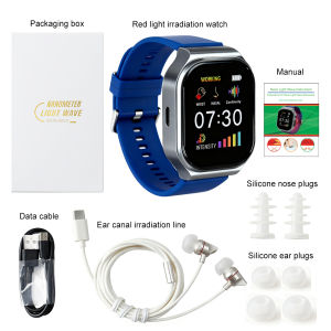 Professional Red Light Physiotherapy Watch Diabetic Therapy Cold Laser Watch Physiotherapy Device for Hypertension Cholesterol