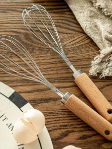 Stainless Steel Manual Egg Beater Whisk Baking Tool for Home Use Egg Cream Whipping Cake Flour Mixing Kitchen Utensil