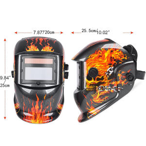 หมวกช่างเชื่อมหน้ากากทหาร 4 อาร์คเซ็นเซอร์สำหรับ TIG, MIG, MMA สีจริง ป้องกันอัตโนมัติหน้ากากเชื่อมมี