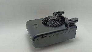 Quạt kẹp hông đeo cổ pin 21700 4800mAh quạt mini đeo cổ kẹp eo pin rời có thể sạc lại động cơ không chổi than 10W