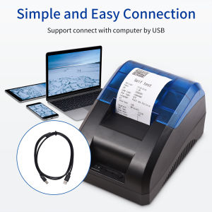GOOPRT 58mm Thermal Printer Bluetooth Receipt Printer Suitable For Takeaway C-Stores Restaurants use