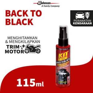 Kit Motor Back to Black 115ml Plastic Trim Restorer Mobil Motor