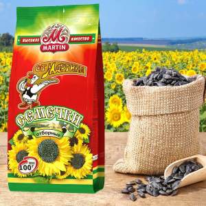 Gói Hạt Hướng Dương MARTIN Hiệu Con Vịt Nga 100g – Sunflower seed