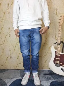 Celana Panjang Jeans Pria Dewasa Keren Bahan Melar & Tebal Premium Exman Denim EXM03S