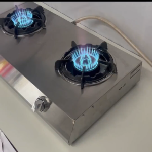 Bếp Ga Đôi Công Nghiệp Inox Cao Cấp - Lửa Mạnh Tiết Kiệm Ga - Hàng Việt Nam Chất Lượng Cao