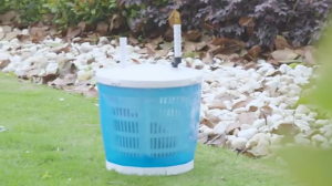 Household Outdoor Laundry Basket Non-electric Washing Machine and Spin Dryer - Holds up to 2 kg - Portable Hand Cranked Non-Electric Top Washer/Dryer for Camping Caravans