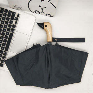 Ô Che Mưa Miệng Đầu Vịt Đáng Yêu Sáng Tạo Instagram Ô Che Nắng Cao Su Đen Chống Nắng Ulzzang Hàn Quốc Bán Tự Động Gấp Gọn