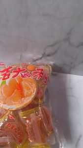 Hongmao Permen jelly Jeruk Mandarin Orange Flavor Jelly Candy Orange Candy Permen Manisan Jelly Jeruk Jelly rainbow 1 Bungkus 500 gram