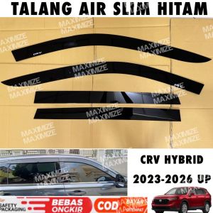 Talang Air Honda Crv Hybrid Turbo 2023 2024 2025 Side Visor Slim Hitam