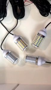 Jakarta Spot COD: Lampu Bawah Air Tahan Air 12v - Cahaya Kuat untuk Memancing Malam