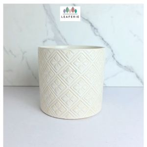 The Leaferie Elaris Flowerpot no drainage flowerpots flower pot plant pots planter Ceramic Plants