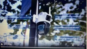 กล้องวงจรปิด กล้องวงจรปิดไร้สาย รุ่น CS663DR กล้องแบบเลนส์คู่ รุ่นใหม่ล่าสุด WIFI Security Camera รับประกัน 1 ปี