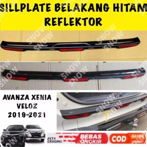 Sillplate Belakang Avanza Xenia Veloz 2019 2020 2021 Hitam TRD Reflektor