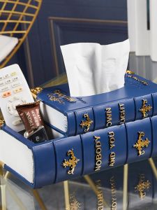 Hộp Đựng Khăn Giấy Cao Cấp Bằng Nhựa Phong Cách Cổ Điển Để Bàn Phòng Khách Nhà Hàng Hộp Đựng Đồ Sáng Tạo Lưu Trữ Cổ Điển