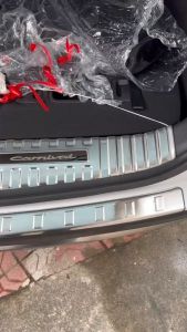 Chống Trầy Cốp Inox Xe KIA Carnival 2026-2022 Trong Và Ngoài Mẫu INox Cao Cấp