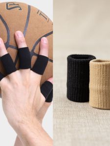 10 Chiếc Bao Ngón Tay Dệt Kim Bền Bỉ Cho Bóng Rổ Và Bóng Chày Dụng Cụ Bảo Vệ Thể Thao Cho Các Hoạt Động Thể Thao Khác
