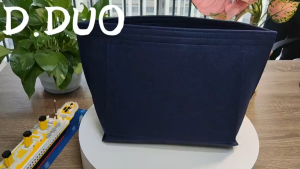 Purse Organizer Insert for Longchamp Le Pliage Premium Felt For Long Champ Bag Handbag Women Tote Organizer Insert with 6 Compartments