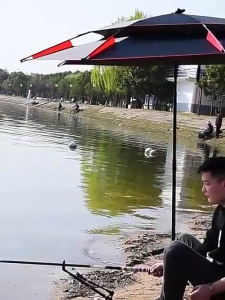 Payung Tenda 2.6M / Penangkapan Ikan Payung / Payung Taman Pantai Teras / Anti Air Anti Panas Payung