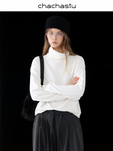CHACHASTU | Áo Sweater Lông Cừu Oversized & Quần Thun Dây Kéo