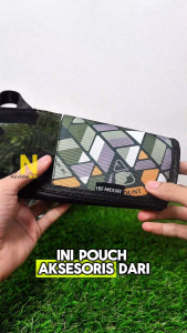 ISE Mount Tempat Sendok Garpu Pouch Camping Mesh Bag Portable Multifungsi Outdoor