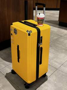 กระเป๋าเดินทางความจุขนาดใหญ่พร้อมล้อเลื่อนแบบอเนกประสงค์สำหรับผู้หญิง ปี 2024 กระเป๋าเดินทางแบบแข็งทนทานและมีสไตล์