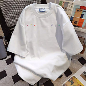 YEBO | Oversized Pure Cotton Short Sleeve T-Shirt