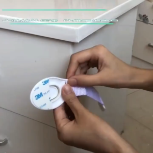Infant Drawer Safety Lock Straps Door Cabinet Cupboard Adhesive Fridge