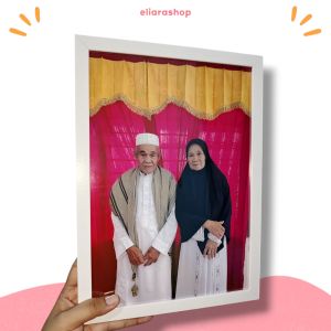 Cetak Foto / Gambar A4 21x30 cm + Bingkai Foto