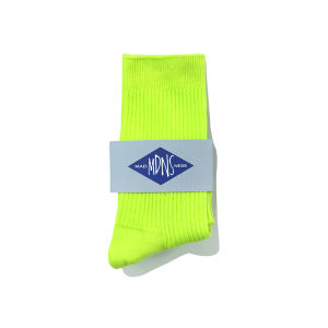 Sale4u Yuminlu Cotton Socks Mid-Calf Ins Couples Autumn Winter Pure Color Fluorescent Green Orange Trendy Ladies Cotton Socks