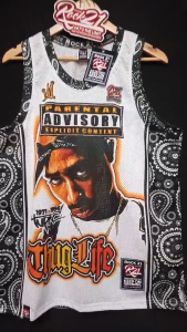 Tupac Tank Top Jersey Imported Premium Air cool fabric